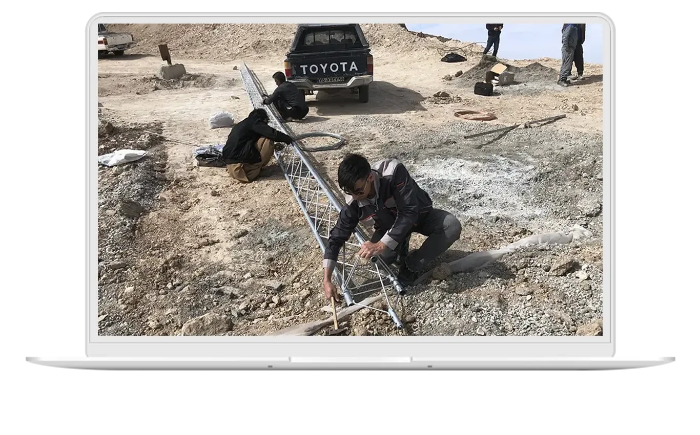 Pars Tamin Gold Mine Communication Infrastructure